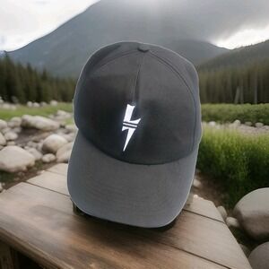 Neil Barrett Black Adjustable Baseball Cap One Size Men Designer Casual